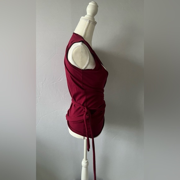 HerbanDevil Burgundy Layer Me Vest Wrap - Picture 2 of 10